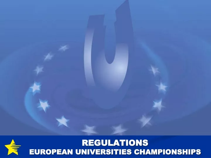 regulations european universities championships