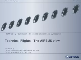 Technical Flights - The AIRBUS view