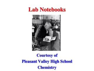 Lab Notebooks