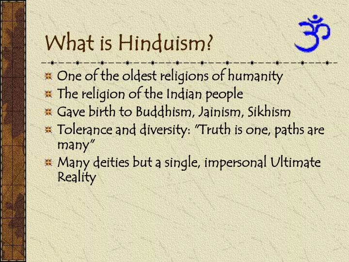 what is hinduism