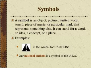 Symbols