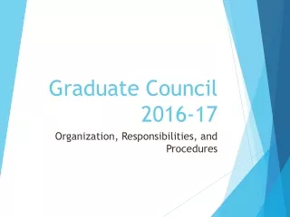 Graduate Council 2016-17