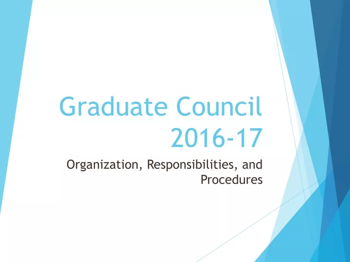 graduate council 2016 17