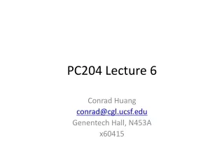PC204 Lecture 6