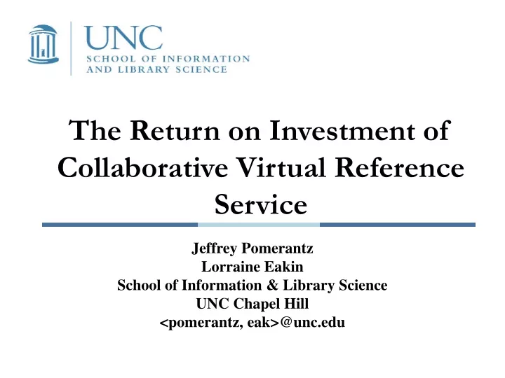 the return on investment of collaborative virtual