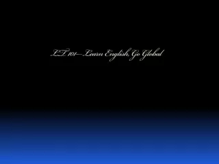 LT 101—Learn English, Go Global