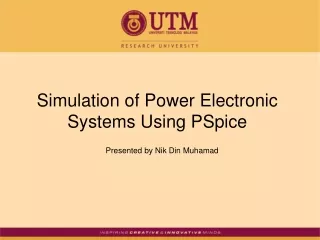 Simulation of Power Electronic Systems Using PSpice