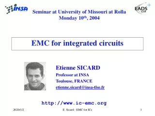 EMC for integrated circuits