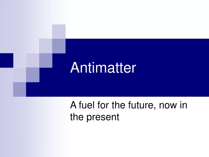 antimatter