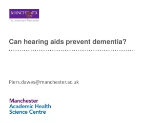 Can hearing aids prevent dementia?