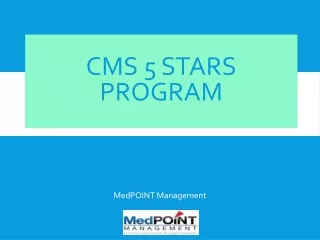 CMS 5 STARS PROGRAM