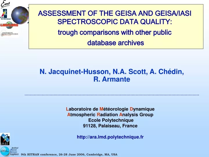 assessment of the geisa and geisa iasi
