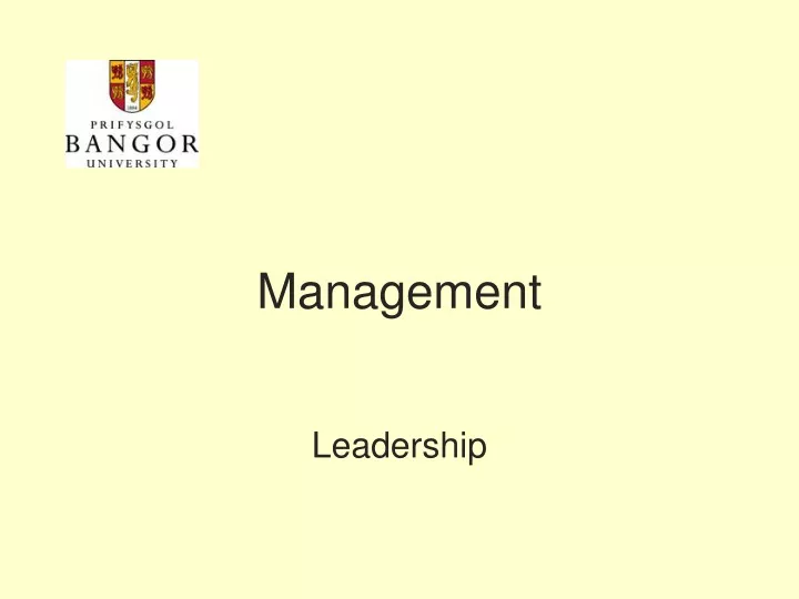 management