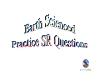 Earth Scienced Practice SR Questions