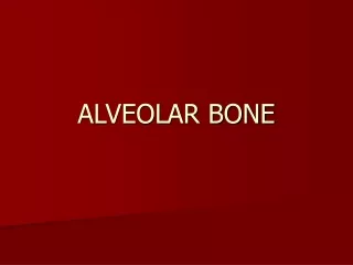 ALVEOLAR BONE