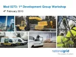 Mod 0273: 1 st  Development Group Workshop - slide 1