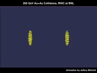 200 GeV Au+Au Collisions, RHIC at BNL