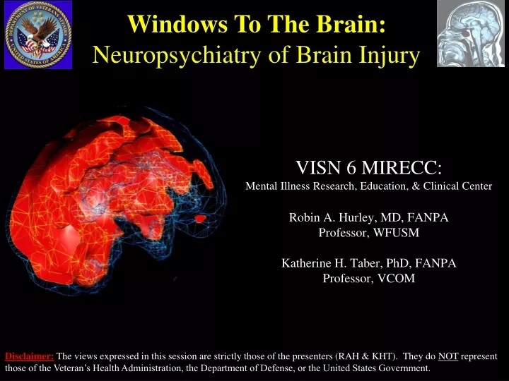 windows to the brain neuropsychiatry of brain