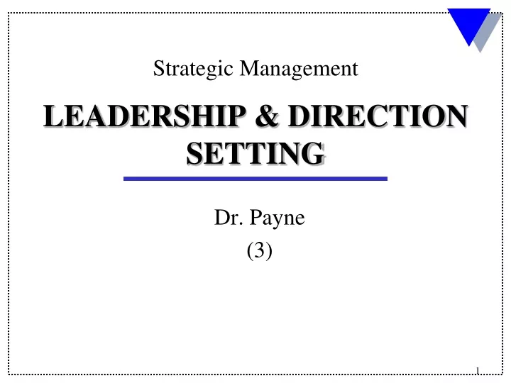 leadership direction setting