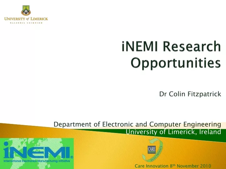 inemi research opportunities