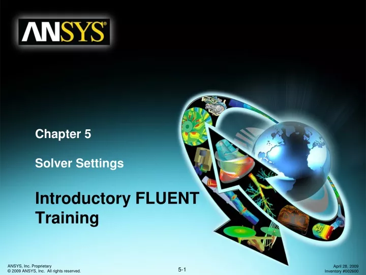 chapter 5 solver settings