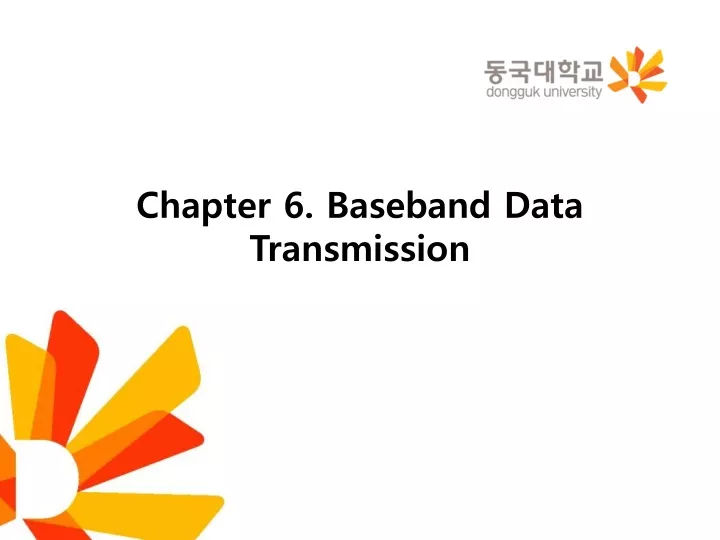 chapter 6 baseband data transmission