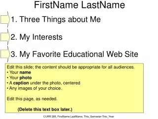 FirstName LastName