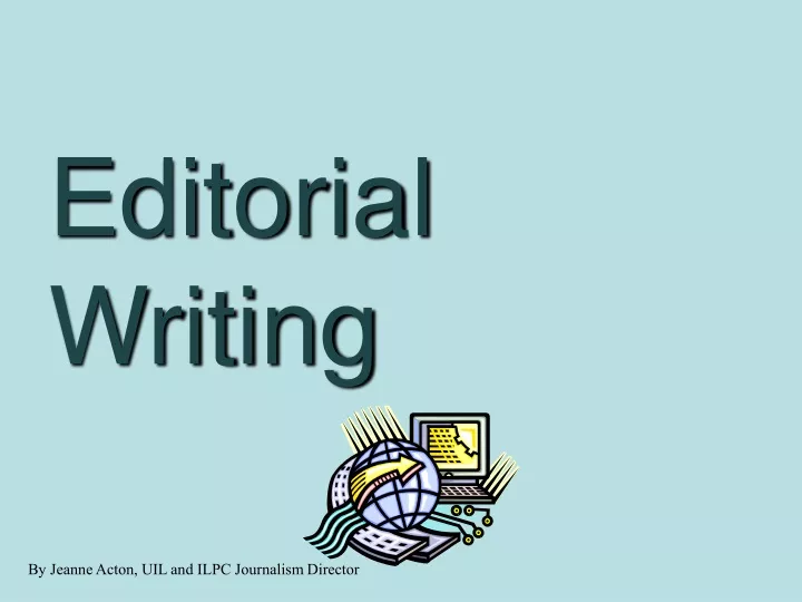 editorial writing