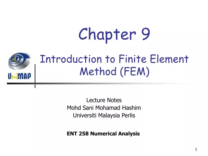 introduction to finite element method fem