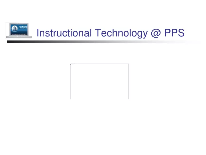 instructional technology @ pps