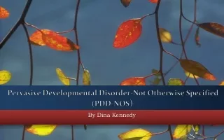 Pervasive Developmental Disorder-Not Otherwise Specified (PDD-NOS )