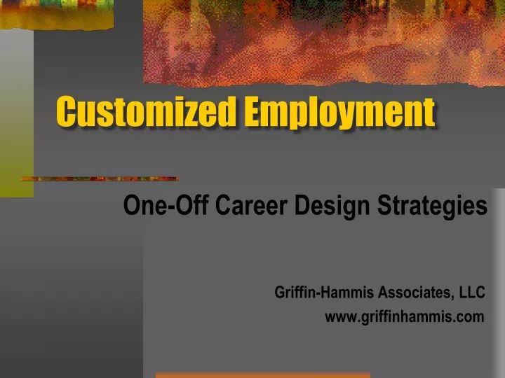 customized employment