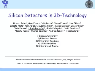 Silicon Detectors in 3D-Technology