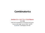 Combinatorics: Counting, Arrangement, and Probability Rules - slide 1