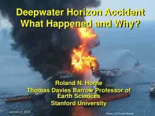 Deepwater Horizon Accident What Happened and Why?