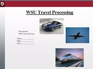 WSU Travel Processing