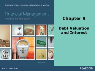 Chapter 9 Debt Valuation  and Interest