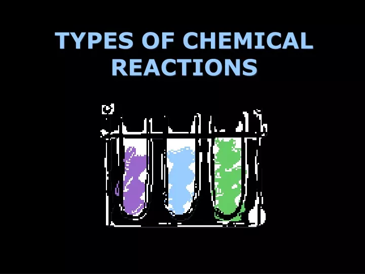 types of chemical reactions