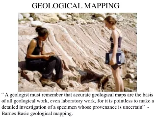 GEOLOGICAL MAPPING