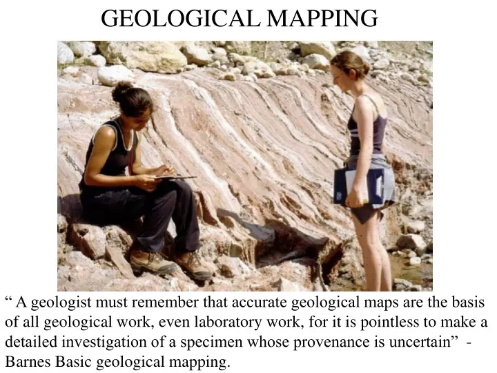 geological mapping