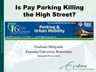 Is Pay Parking Killing the High Street?