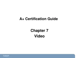 A+ Certification Guide