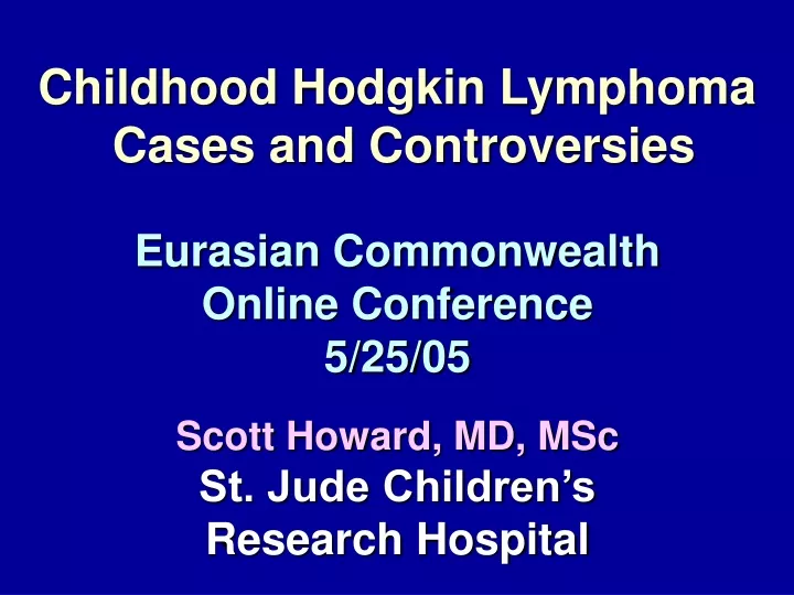 childhood hodgkin lymphoma cases and controversies