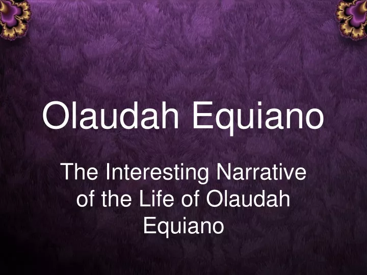 olaudah equiano