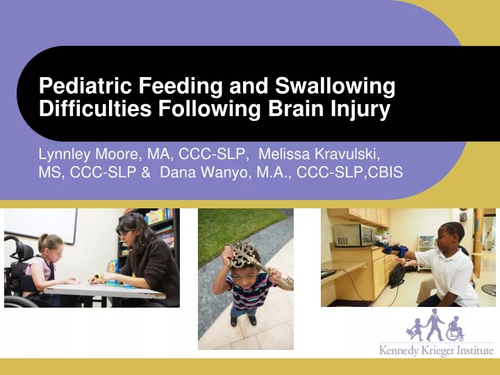 pediatric feeding and swallowing difficulties following brain injury