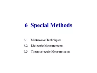 6  Special Methods