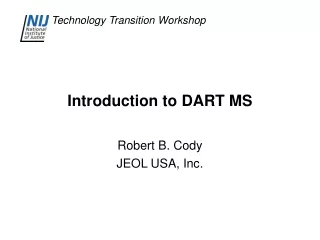 Introduction to DART MS