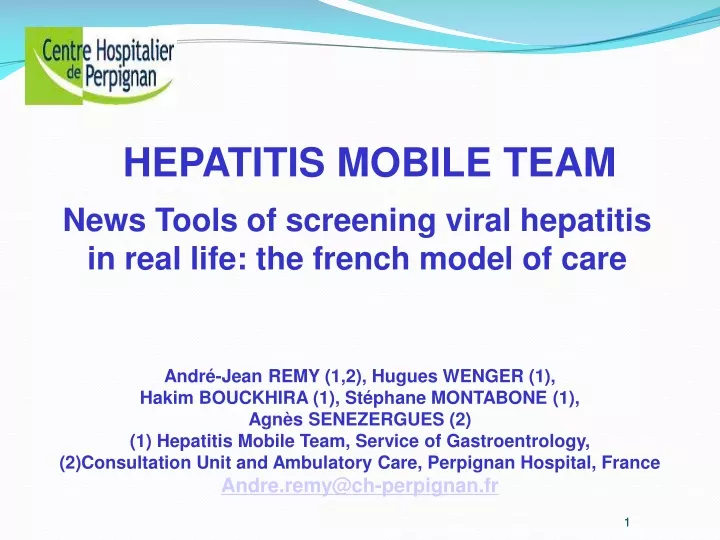 hepatitis mobile team