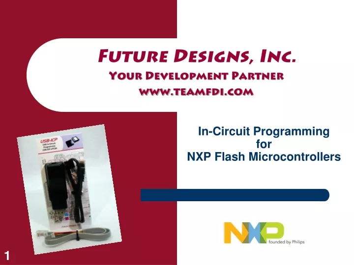in circuit programming for nxp flash microcontrollers