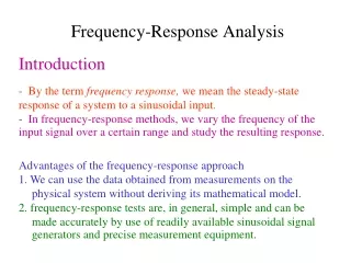 Frequency-Response Analysis